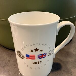 Queen Mary 2 Transatlantic Crossing 2017 White Ceramic Mug